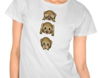 monkey emoji shirt