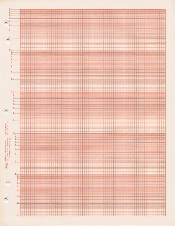 Printable Logarithmic Graph Paper