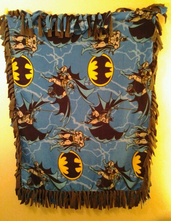 DC Comics Batman Fleece Throw Blanket Handmade New