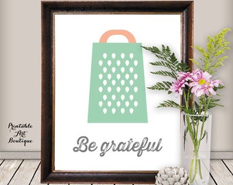 kitchen art printable wall decor print coffee typography