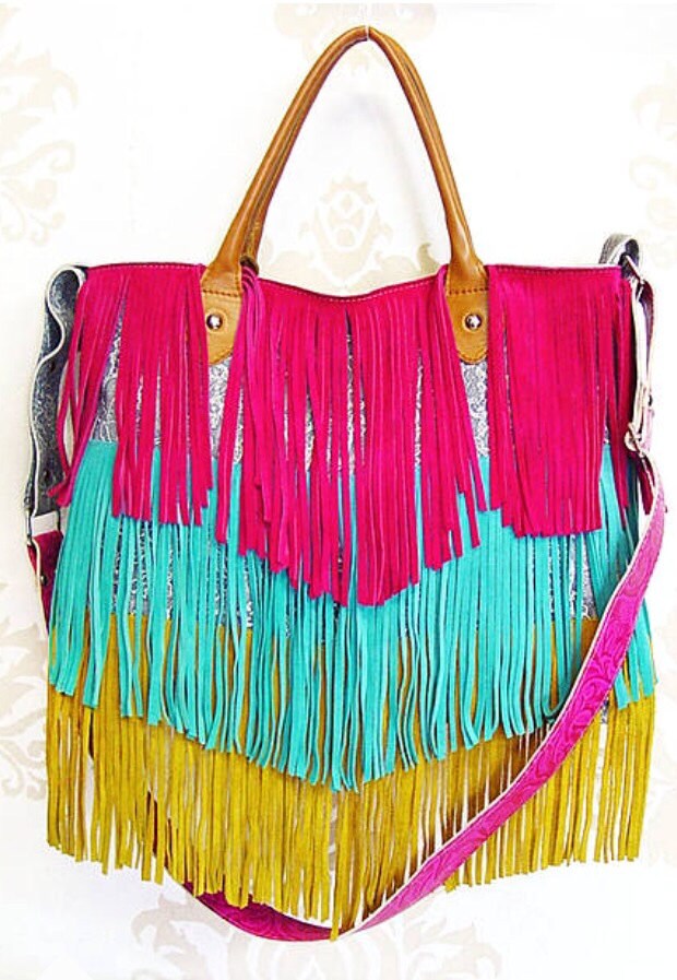 Colourful I 3 New York handmade handbag. by RodriguezHandbags