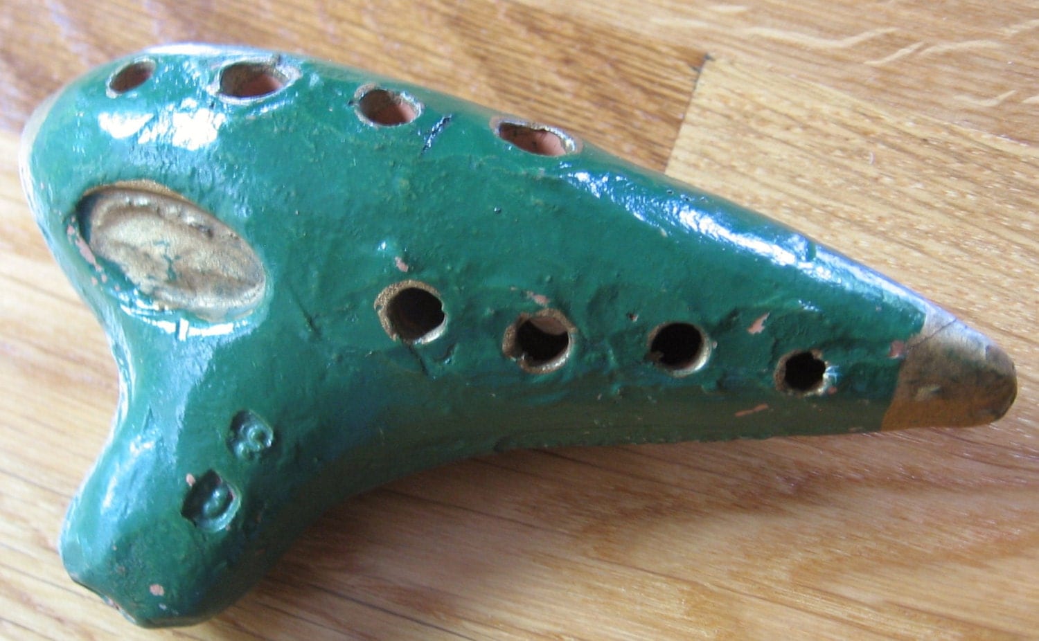 Vintage Ocarina Clay Flute Sweet Potato Fiehn by PortBayAntiques