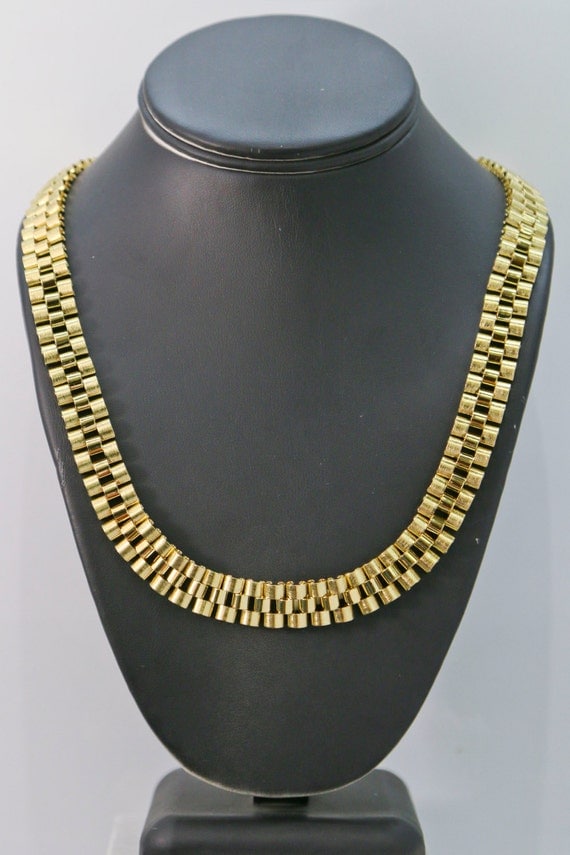 Gold Rollie Chain Necklace By 21centuryjewelry On Etsy