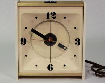Vintage Retro Stancraft Ceiling Alarm Clock 1970's