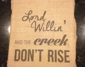 lord willin rise creek don 8x10