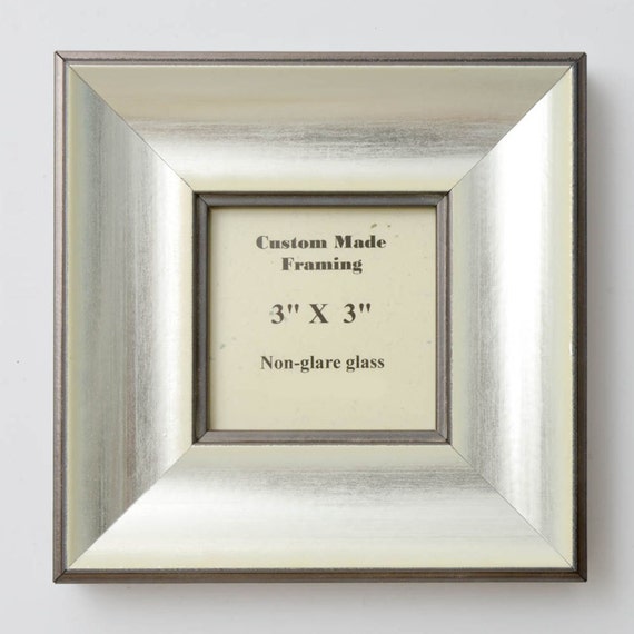Silver 3x3 picture frame