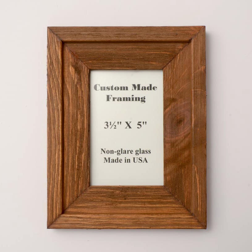 Rustic Wood Frame 3 12x5 By Colescustomframes On Etsy