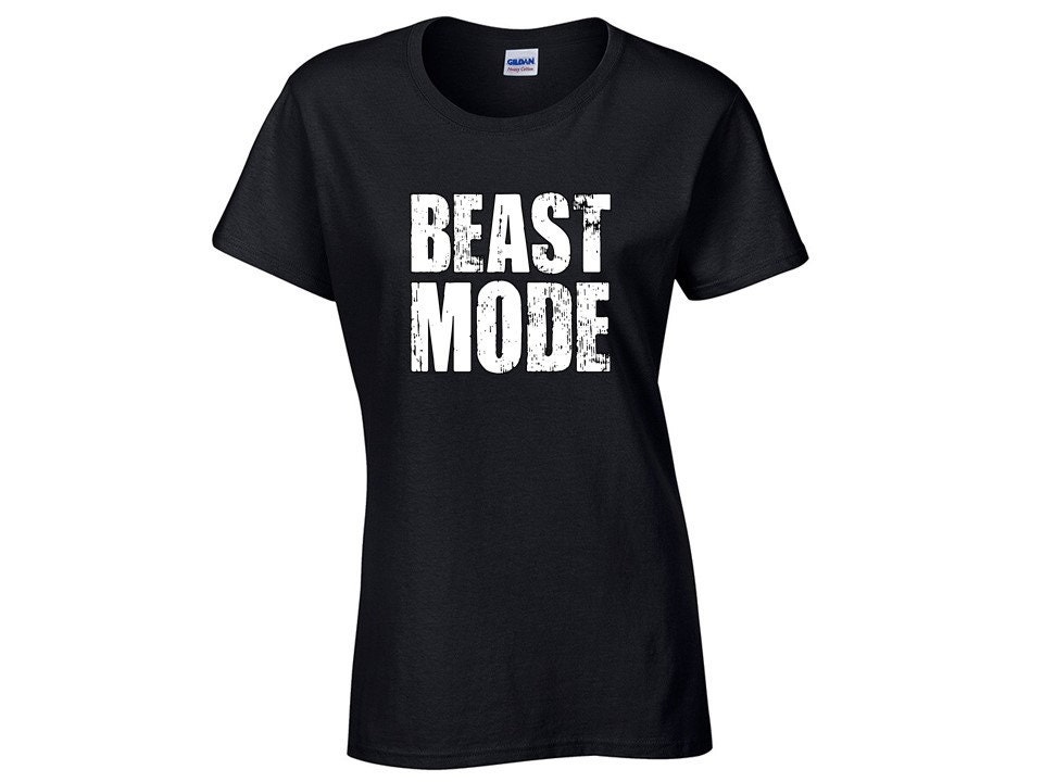 Beast Mode Tshirt. Beast Mode shirt. Beast Mode t by AwkwardTee