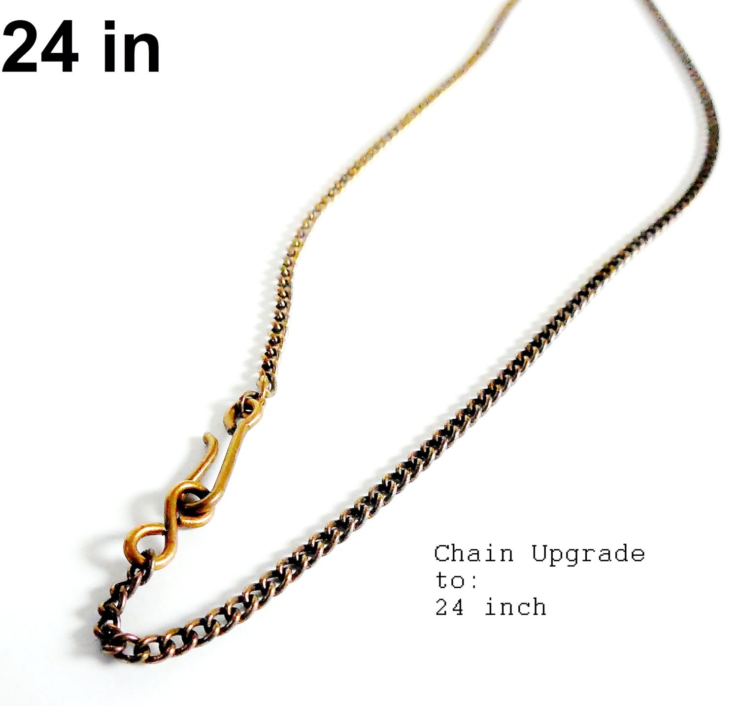 Chain Upgrade From 18 Inches To 24 Inches in Length Made In