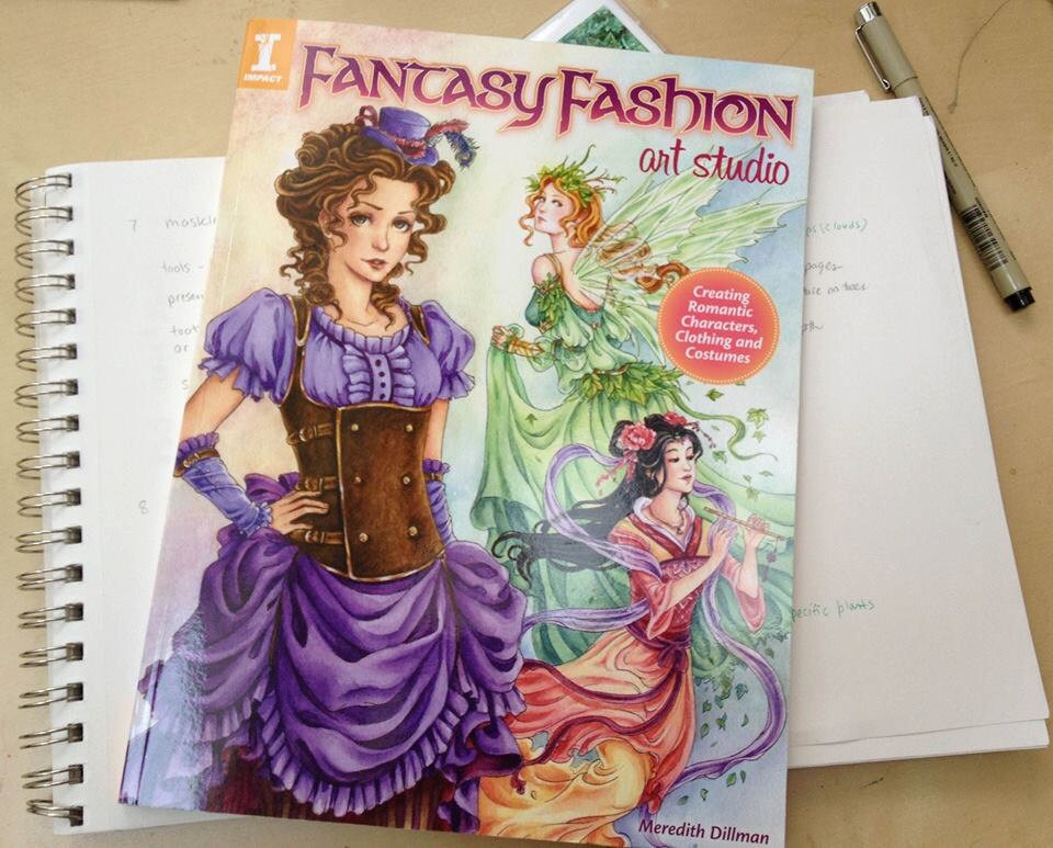 Fantasy Fashion Art Studio fantasy art by meredithdillman on Etsy