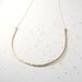 curved big bar necklace