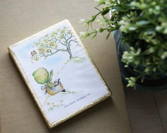 Antioch Bookplates, Book Plates, Set of 50 Boxed, Holly Hobbie, Owl, 1970's, Children's Library, Gummed Seals