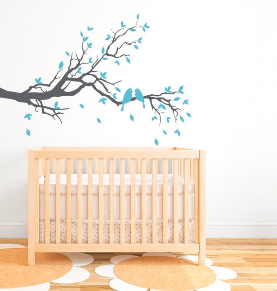 Tree Branch Bird Nursery Wall Decal DB197