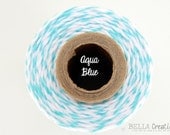 SALE - Aqua Blue Bakers Twine  by Timeless Twine