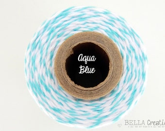 SALE - Aqua Blue Bakers Twine  by Timeless Twine