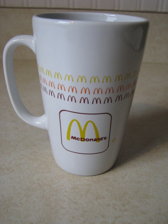 Vintage Coffee Ceramic Mug cup McDonalds vintage mcdonalds Cup
