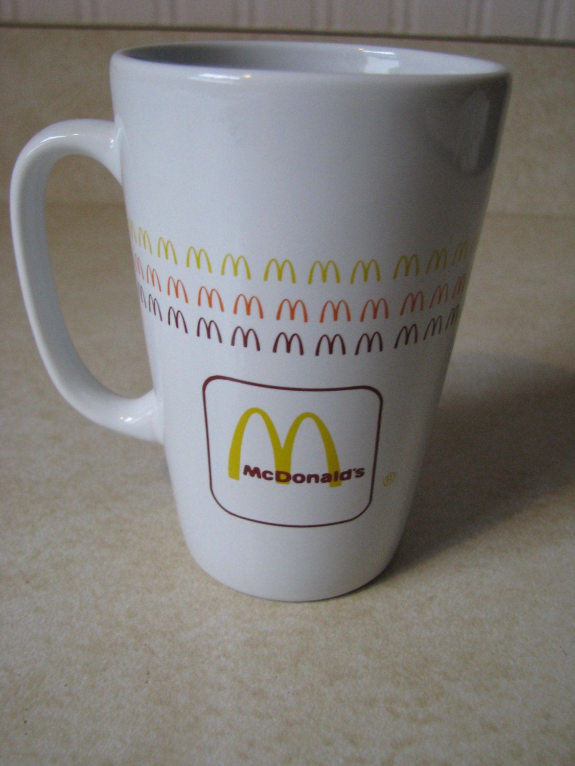 Vintage McDonalds Ceramic Coffee Mug Cup