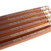 6 VALENTINE PENCILS - gold Radiohead pencil set - you're so fxcking special hex pencils w/ kraft pencil box