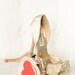 Wedding Shoe Heart Petals