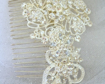 Wedding Hair Comb - Bridal Hair Comb - Wedding Hair Accessories - Rhinestone Hair Comb - Crystal Wedding Comb - Bridal Headpieces