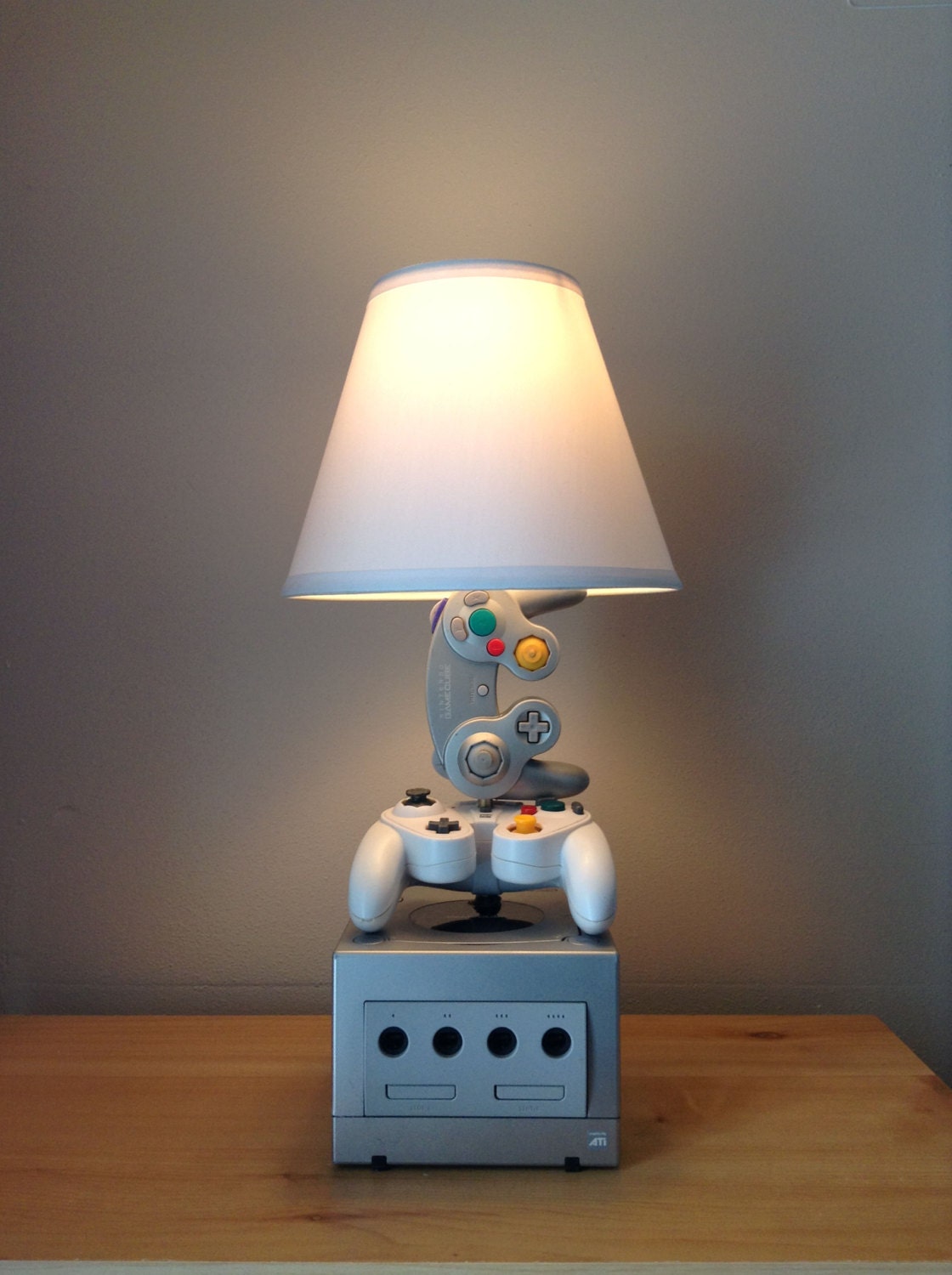 Nintendo Game Cube Desk Lamp Light Sculpture by 1upForge on Etsy