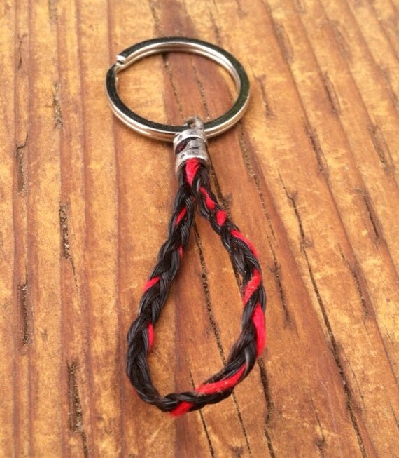 Horse Hair Key Chain by scequine on Etsy