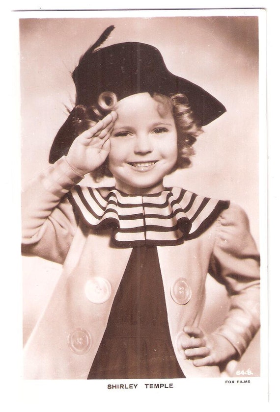 Items similar to Shirley Temple wearing a large hat 20th century Fox ...