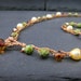 Bohemian Crochet Wrap, Bracelet / Necklace, Natural colors