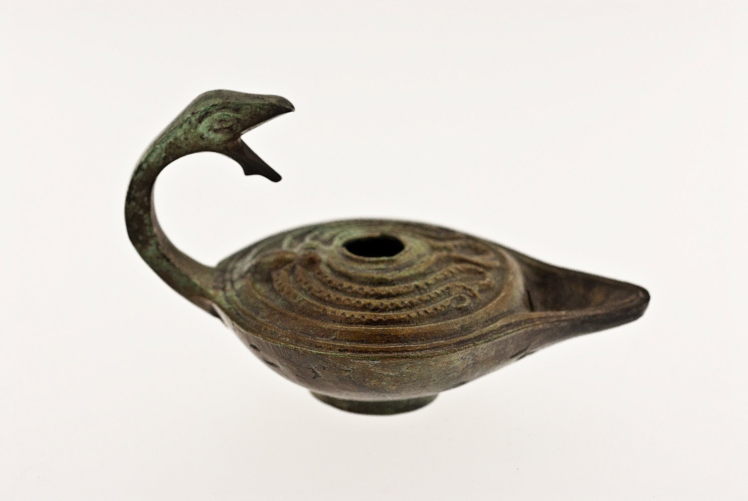 Bronze Oil Lamp Ancient Greek Miniature Oil Lampserpent