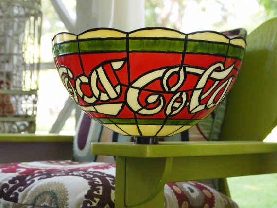 Coke Original Coca Cola Lamp Shade Tiffany Style Lamp Shade Coke Original Coca Cola Lamp Shade Tiffany Style Lamp Shade