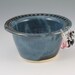 Blue Earring bowl - jewelry holder - ceramic earring holder