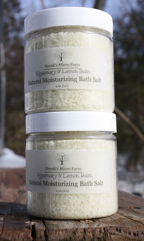 Items similar to Rosemary and Lemon Balm All Natural Moisturizing Bath