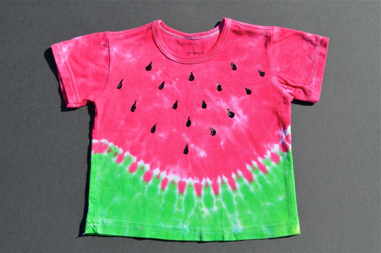 how to make a watermelon tie dye shirt