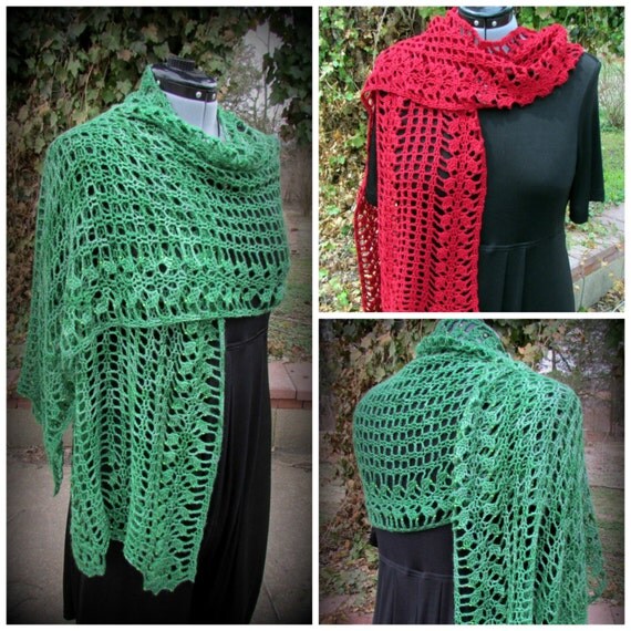 Pattern only Maureen O Shawl pattern crochet lace