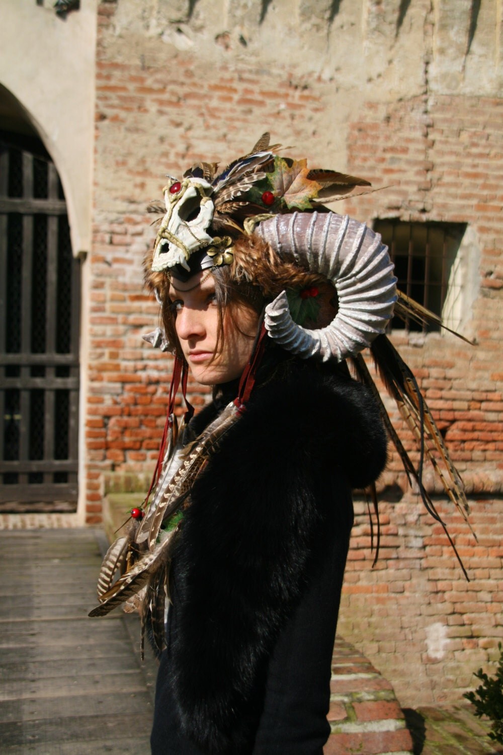 tribal feather headpiece