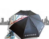Chicago Subway Map Umbrella, Chicago L Map Umbrella - Personalized Umbrella Gift