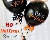 BaLLooN Supply Package , NO Helium Needed, DIY Event & Party table centerpieces, Guest Favors/ Message for CUSTOM Color/Design/name Tags ... Il_170x135