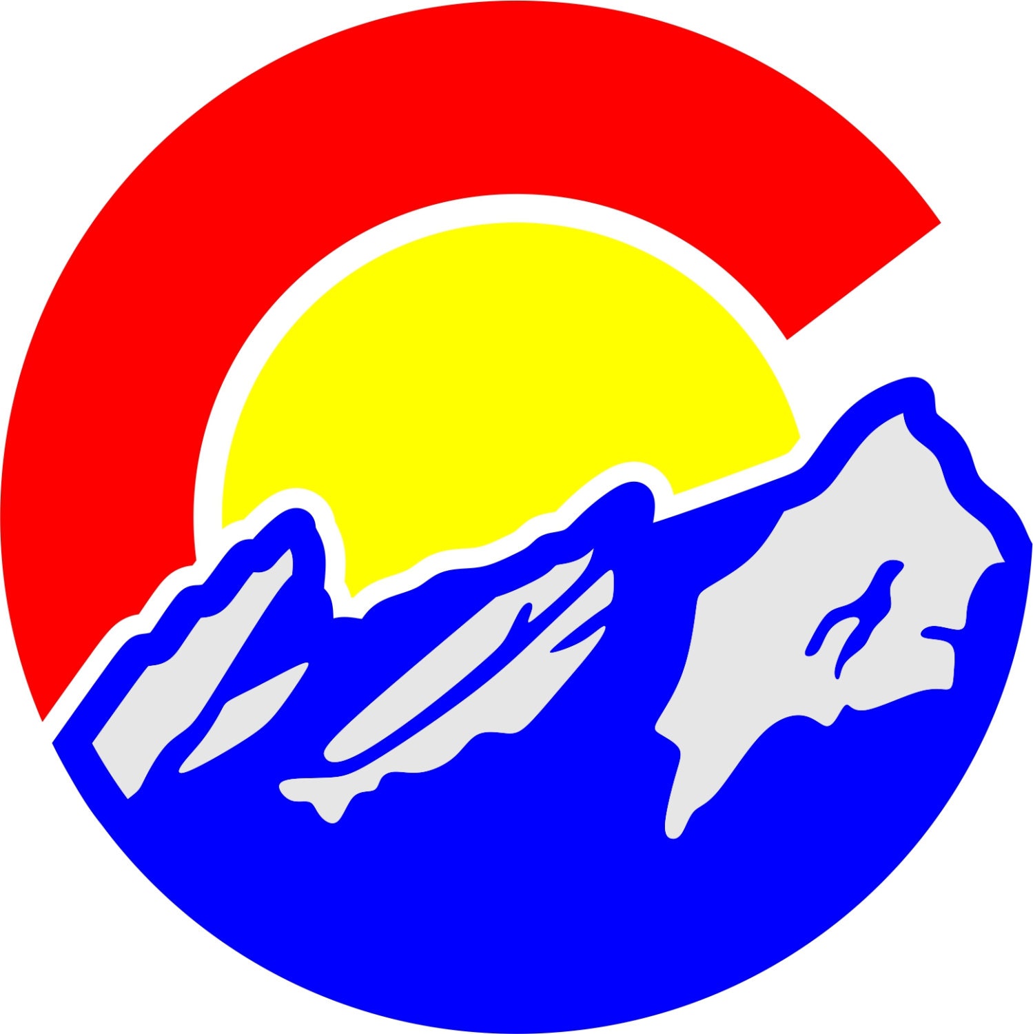 Colorado Flatirons Sticker 2 pack