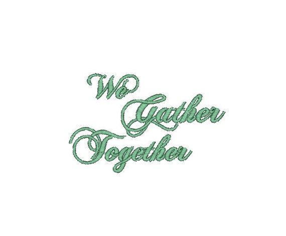 We Gather Together Thanksgiving Script Machine by ...