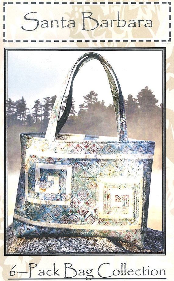 Pattern Santa Barbara Tote Bag Sewing Pattern by A