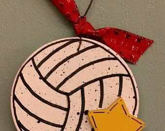 Volleyball Christmas ornament