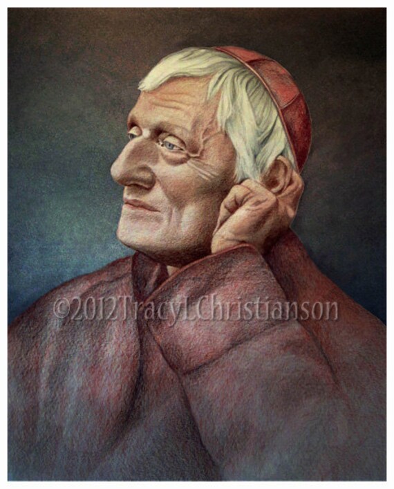 Blessed John Henry Newman Catholic Art Print Cardinal Newman 4467