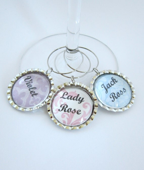 Downton Abbey Wine Glass Charm Characters Lady Rose Jack