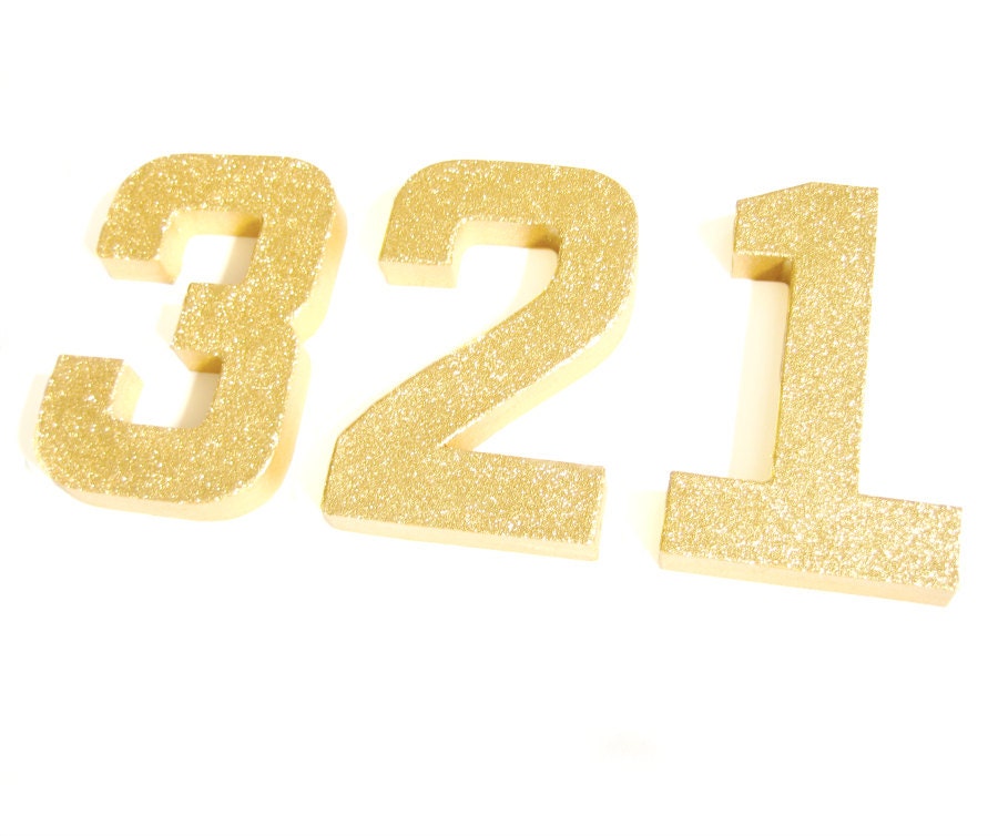 custom gold glitter numbers glitter numbers custom ornament