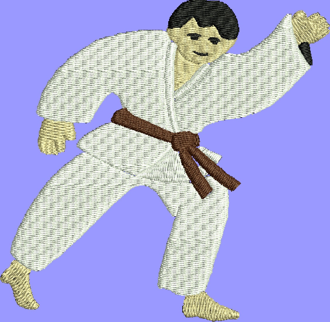 embroidery design karate Embroidery Design