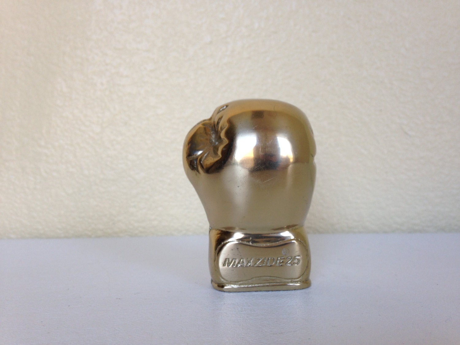 Vintage Maxzide 25 Brass Boxing Glove Novelty by NVMercantile