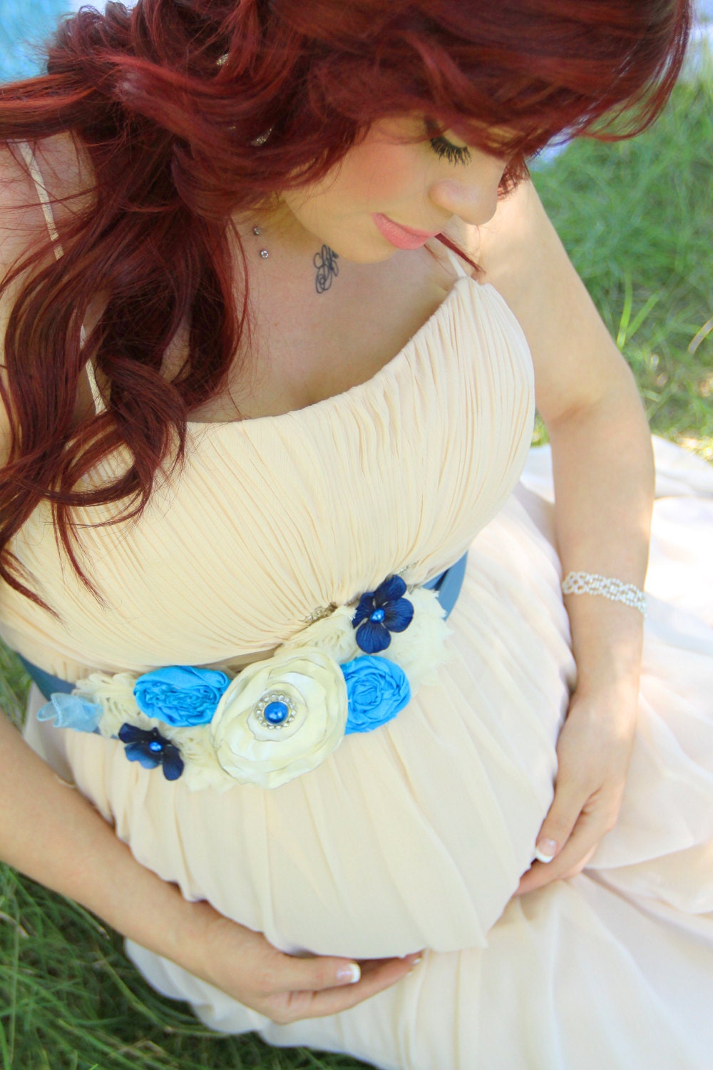 Maternity Sash Floral Maternity Sash It's a Boy