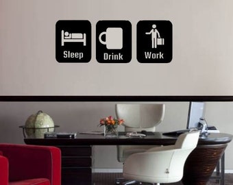 Popular items for office wall decal on Etsy