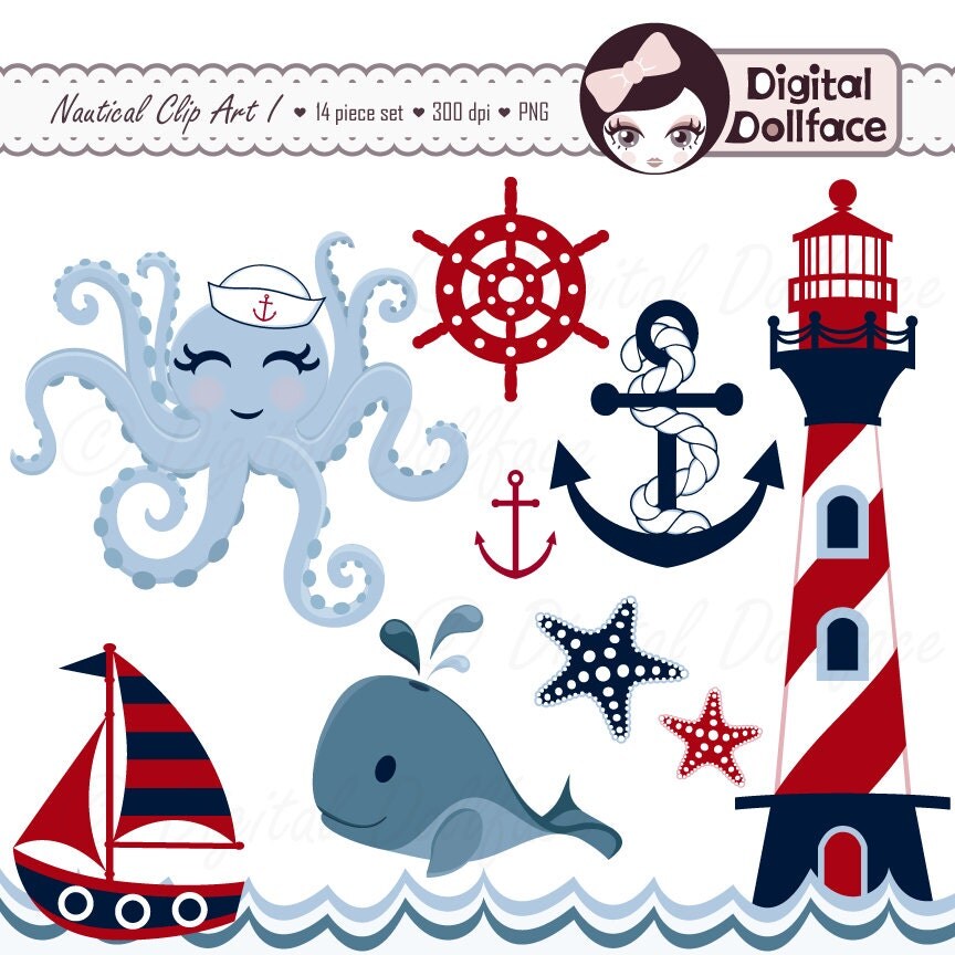 Clip Art Lighthouse Clip Art lighthouse clip art etsy nautical clipart summer anchor whale sailboat octopus waves art