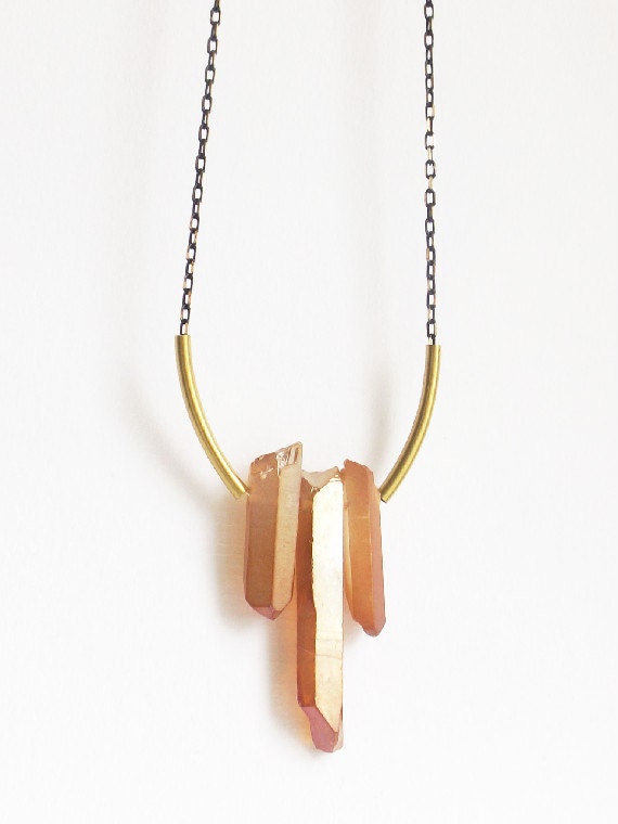 Positive crystal necklace Outlet
